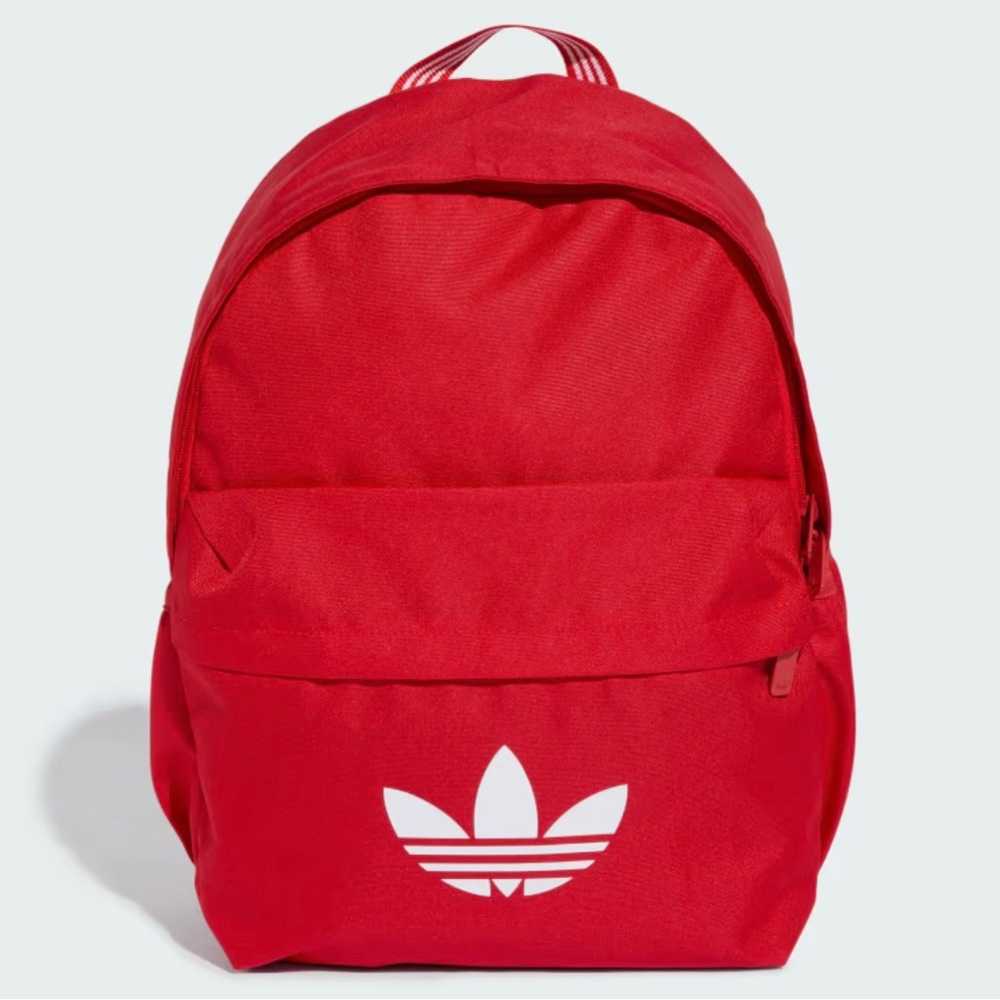 Adidas Classic Red Backpack with White Logo NWT